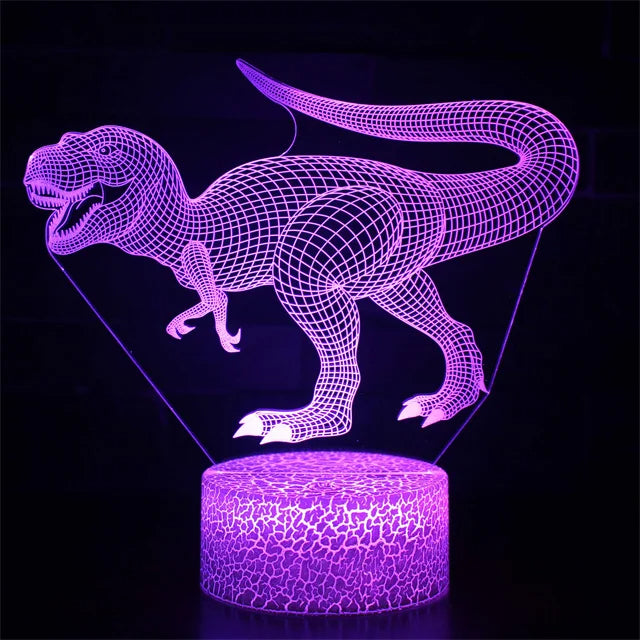 3D Dinosaur Night Light