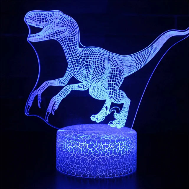 3D Dinosaur Night Light