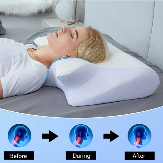 Ergonomic Memory Foam Pillow