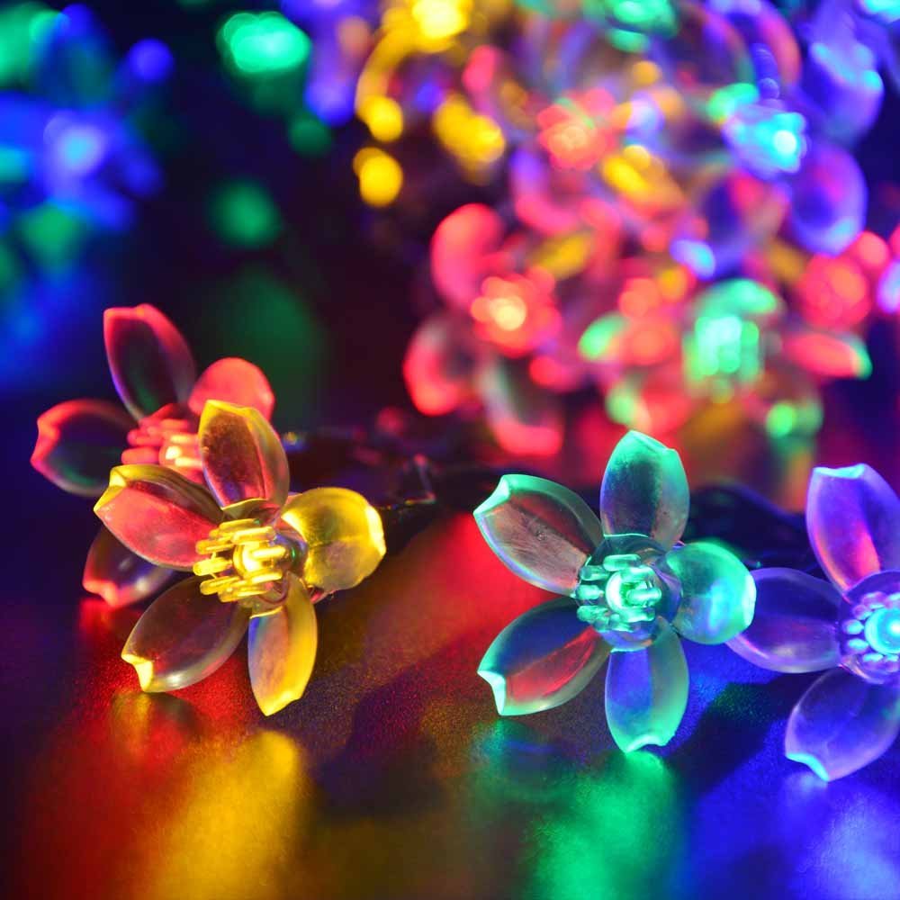 Battery on sale flower lights